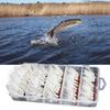 50pcs Strong Pull Lure Baits Fishing Hook with Feather Size 10 8 6 4 2 Feathered Treble Hook Barbed Hook for Crankbait