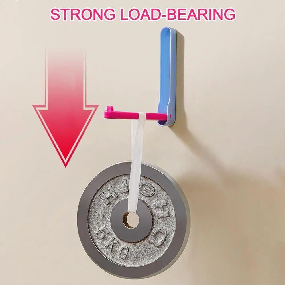 2Pcs Portable Folding Clothes Drying Rack Retractable Clothing Hanger Wall-mounted Storage Rack Stable Punch-Free