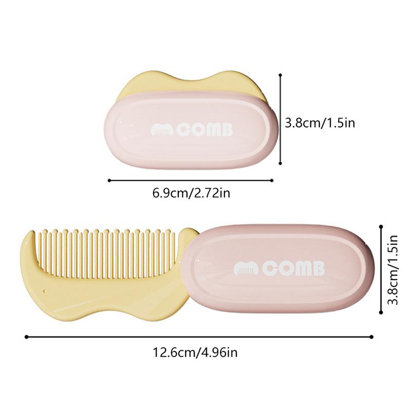 Foldable Massage Hair Comb Anti Static Hairdressing Personality Hairpin Portable Travel Hair Comb Brush Women Styling Accessory