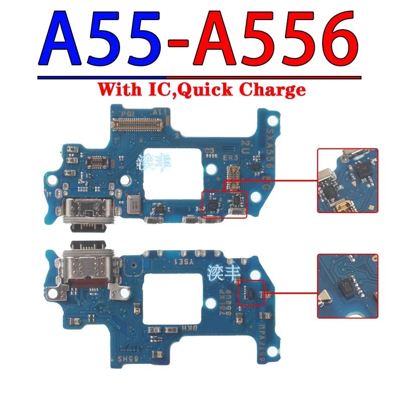 Porta Caricatore Dock USB per Samsung Galaxy A54 A05 A05S A04 A04E A04S A14 A24 A34 A15 A25 A35 A55 4G 5G Modulo Scheda di Ricarica