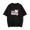 Hello Kitty "Pink Bubble Logo" Oversized Y2K Sweet & Cool Women And Men T-shirts