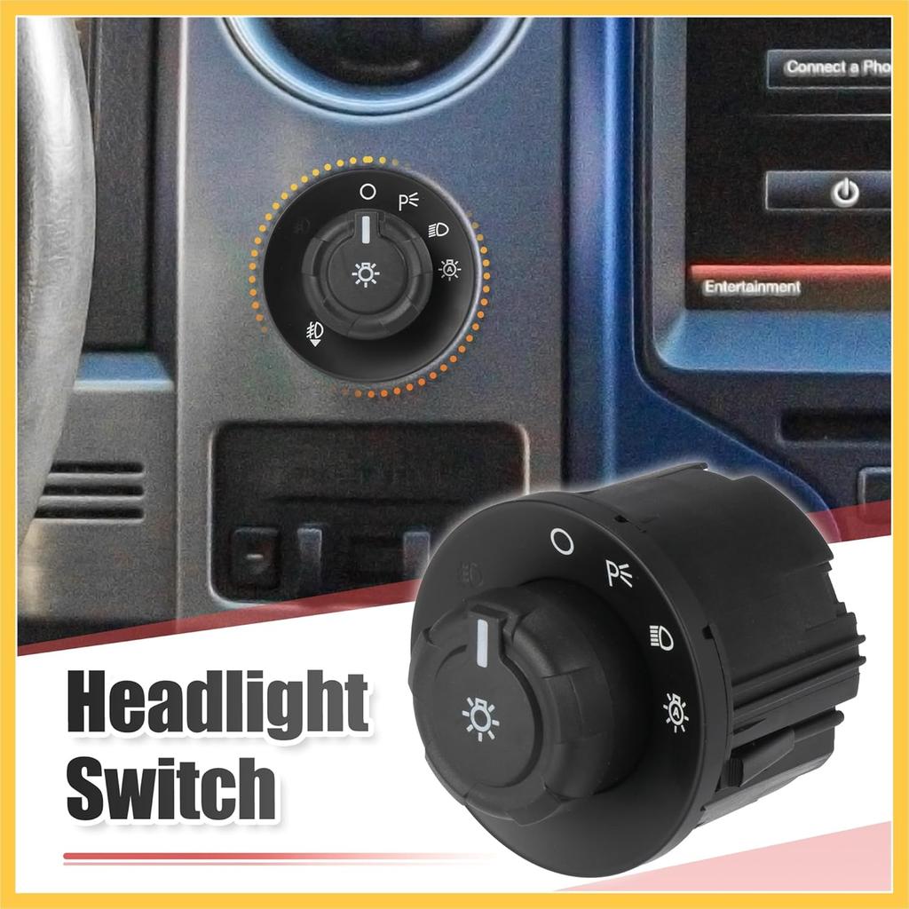 Headlight Lamp Fog Light Control Switch Fits for Ford F150 F250 F350 F450 F550 Super Duty 2009-2016 9L3Z11654CA SW6637 Auto Replacement Parts