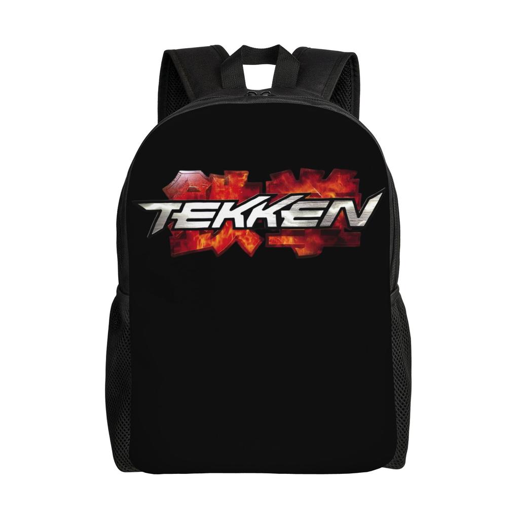 T-Tekkenes Travel Backpack Women Men School Laptop Bookbag Fighting Game College Student Daypack Bags