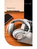 Head-mounted Bluetooth Wireless Headphones with Large Earcups, Retractable Metal Design, Matte Finish, New Private Mold