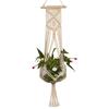 Hanging Pot Holder Plant Planter Basket Hanger Cotton Rope Macrame Braided Craft
