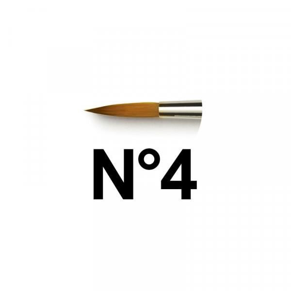 Brush - Round - Watercolor - Gouache - Kaërell S - Series 8394 - No. 4 - Raphaël