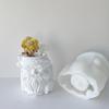 Geometric Santa Claus Gypsum Silicone Molds for Making Succulent Flower Pot