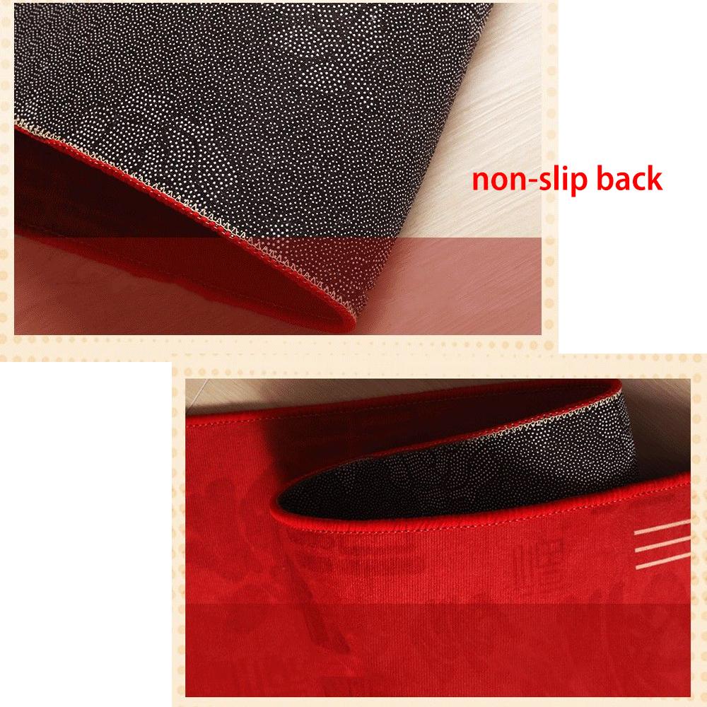 European Style Luxury Round Carpet Non-slip Flower Pattern Bed Room Computer Chair Mat Living Room Decoration Washable Rug