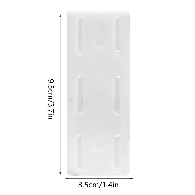 Power Strip Wall Mount Cable Wire Organizer Socket Fixator Self-Adhesive Row Plug Holder Cable Wire Fixer Management System