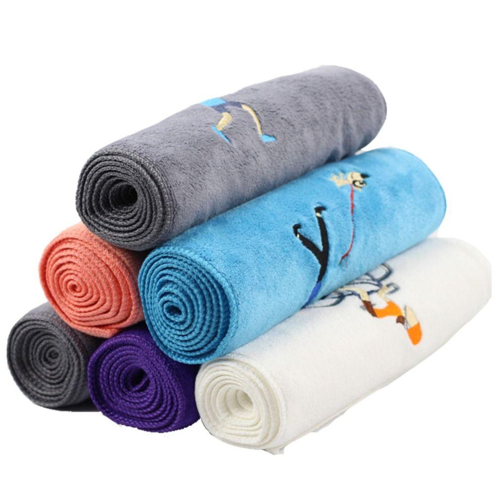 High Quality Quick Drying Cotton Towel Solid Color Absorbs Sweat Yoga Towel Portable Breathable Sports Towel Outdoor Camping