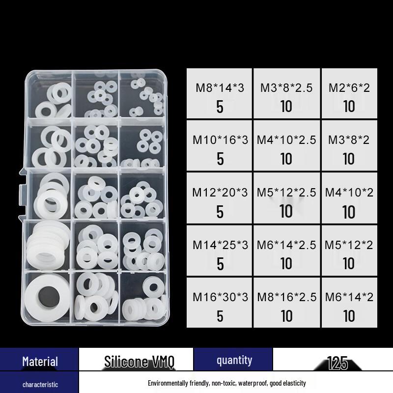 Silicone Rubber Gasket Assortment Box
