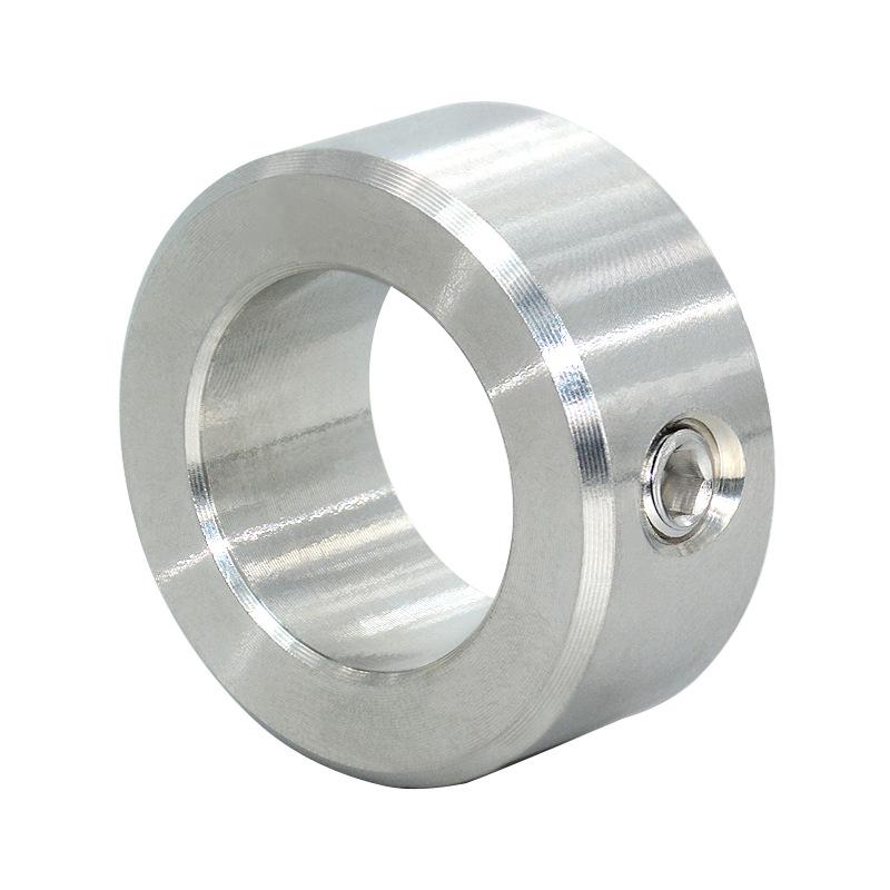 Collier de Blocage d'Arbre en Acier Inoxydable GDZS - Réglable, Lisse, avec Vis d'Arrêt & Serre-Tuyau.
