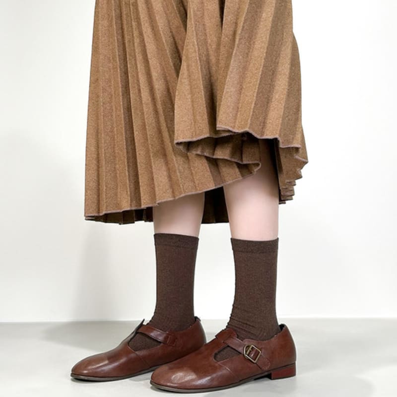 YELLOWSOCKS SOFT GOLGI BROWN