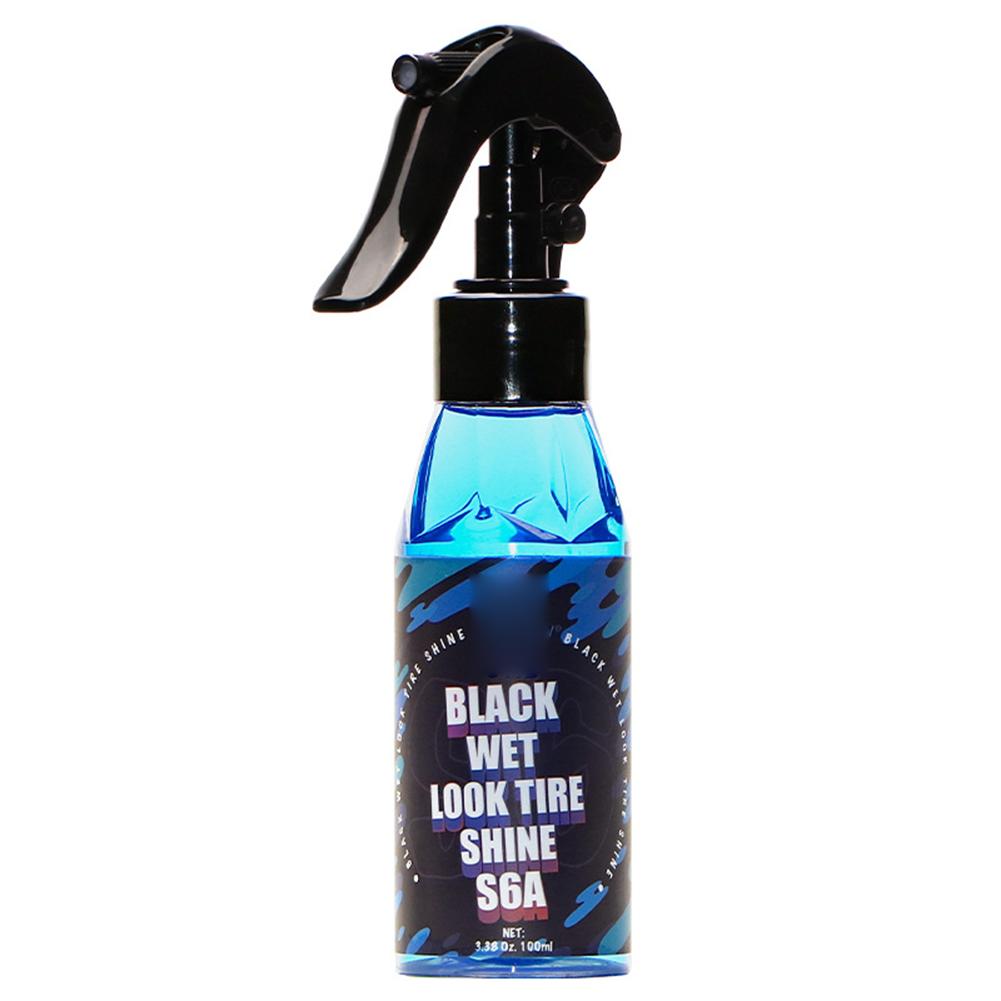 

Black Wet Tire Shine Tire Dressing for Deep Glossy Finish For Protection Long-Lasting Tire Shine Spray Fights Cracking And Fadin