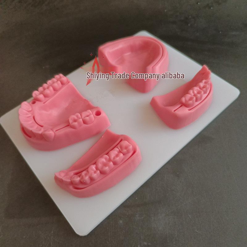 Silicone Suturing Knot Tying Practice Model for Oral and Skin Surgery Training