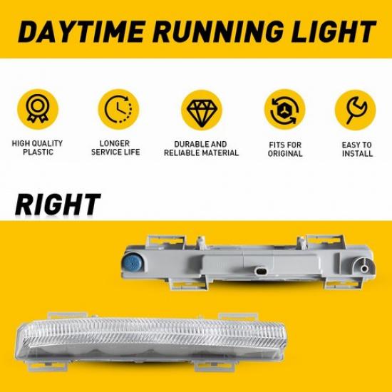 Fit For Mercedes Benz W204 W212 E550 Right Side Daytime Running Lamp Fog Light K