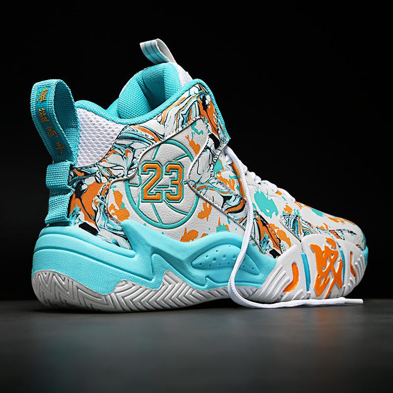 School season high-top basketball shoes men's boots children's actual combat training boys teenagers men's sports shoes 2025