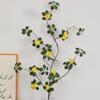 Large Faux Apricot Blossom Green Plant Vine for Wedding or Living Room Decor