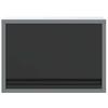Tool Cabinet with Storage Black and Gray 50 x 25 x 35 cm