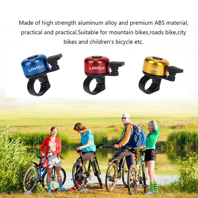 Lixada Bike Bell Alloy Mountain Road Bicycle Horn Sound Alarm For Safety Cycling Handlebar Metal