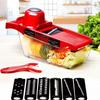16 in 1 Vegetable Chopper with Handle Kitchen Mandoline Slicer Food Grater Cutter set for Fast Meal Prep and Egg Cutting