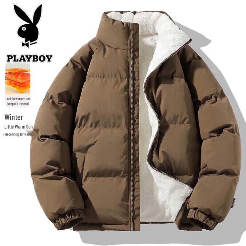 PLAYBOY Men's Winter Thickened Loose Puffer Jacket