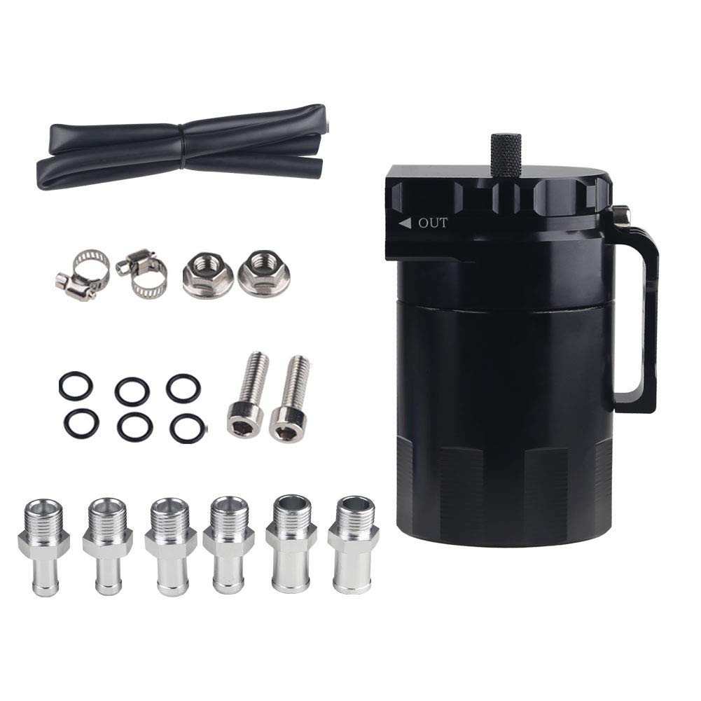 10.1 fl oz (300 ml) Cylindrical Catch Tank, Aluminum, with Baffle, Outer Diameter