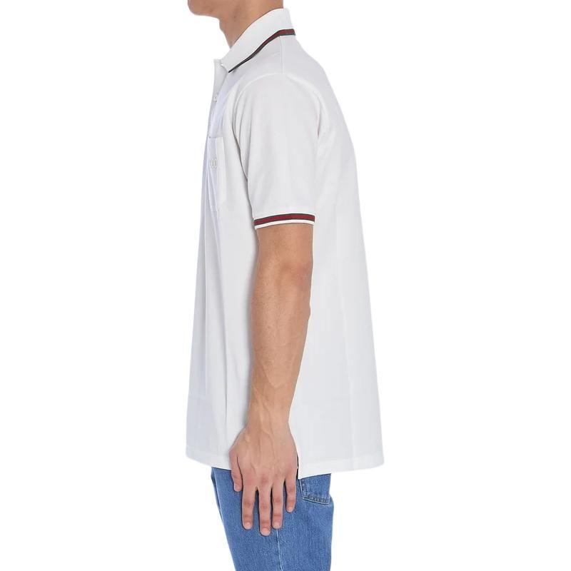 Gucci Logo Embroidered Short Sleeve Polo Shirt 795174XJG5C9733