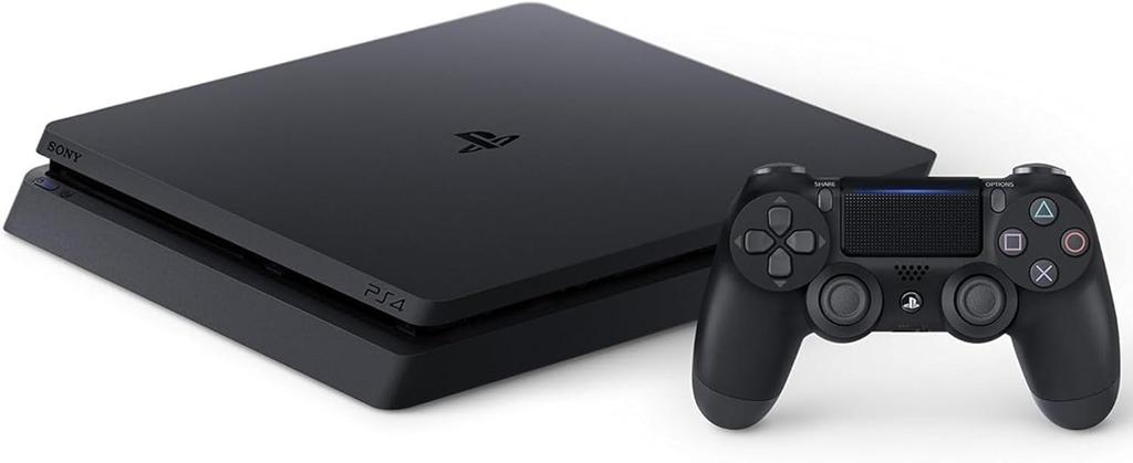 Generalüberholte SONY PlayStation 4 Jet Black 500GB PS4 Slim mit Garantie CUH-2100AB01 (Eingestellt) 180-Tage