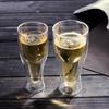 Shangqi 450ml Doppelwandige Borosilikatglas-Biertasse