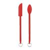 2 Teile/satz Spatel Werkzeug Set Silikon Mini Spatel Dual-Ended Schaber Schönheit mit Löffel für Küche Gläser