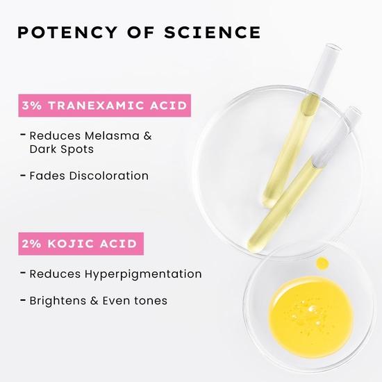 Hyphen Advanced De-Pigmentation Serum For Hyperpigmentation, Melasma, Dark Spots & Scars With 2% Kojic Acid | Visibly Brightens- 30ml