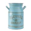 OUNONA Antique Tin Bucket Flower Nordic Style Dried Flower for Balcony Antique Style Pot, Planter, Pot, 30x18.5cm, Gardening,