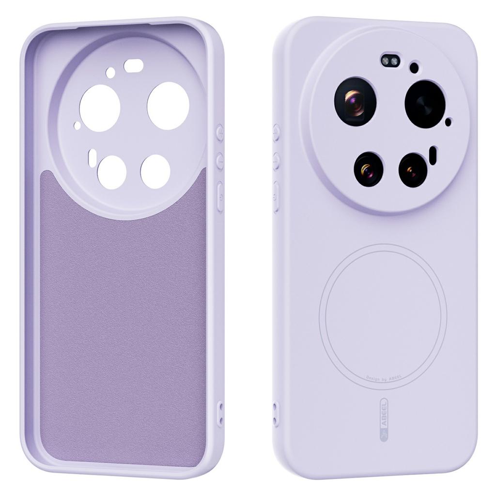 ABEEL For Xiaomi 17 Ultra 5G Magnetic Case Skin Touch Liquid Silicone Phone Back Cover