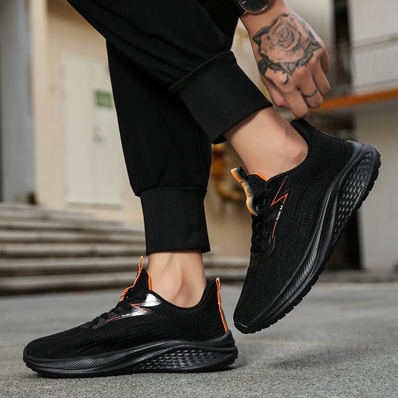 Novos Tênis de Corrida Masculinos Primavera Verão Malha Outdoor Caminhada Sola Macia Leve Treino Respirável Casual Tênis de Corrida