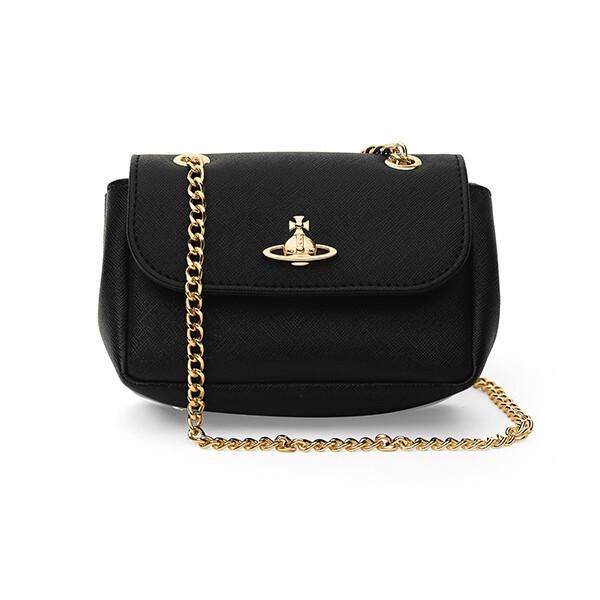Vivienne Westwood Saffiano Small Pulse Chain Crossbody N402
