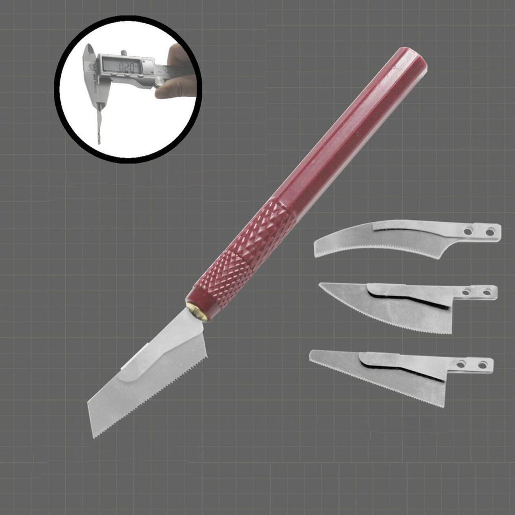 Model Craft Hand Saw Craft Tools Hand Model Saw Kit Hobby Craft Saw Hacksaw Tool Kit with 4 Craft Cutters for Handcrafted