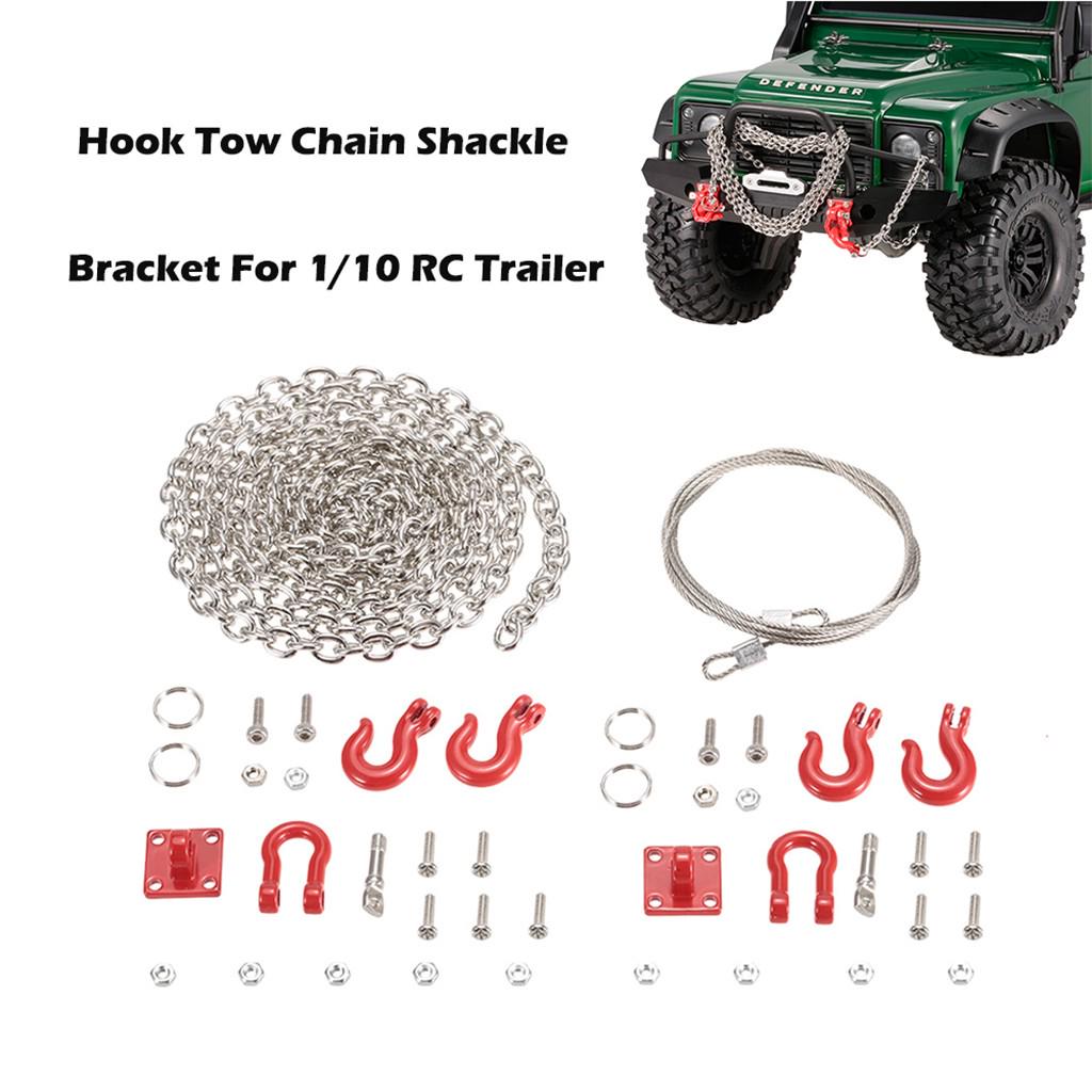 RC Crawler Tow Hooks /& Trailer Chain For 1//10 RC4WD Axial Remote Control Car