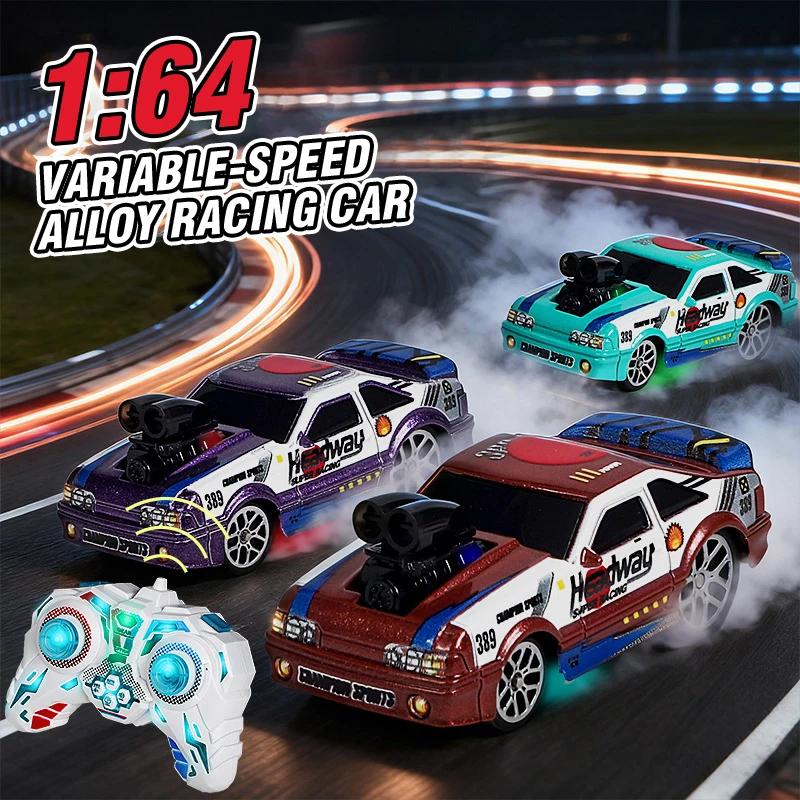 1/64 Mini Remote Control Cars Alloy Drift Rc Car Racing Vehicle Toys 2.4G 4WD Desktop Sports Cars Toys Boys Child Children Gifts