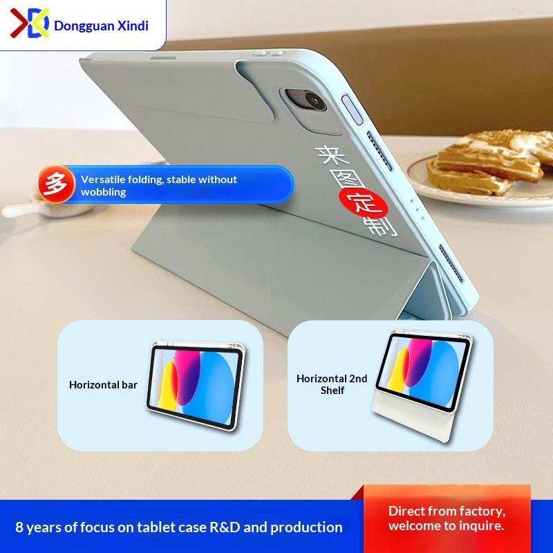 720-degree Detachable Magnetic Rotating Protective Case for iPad Air 7 & Pro 11-inch New Model