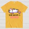 Being Awesome is Exhausting Cotton Summer Casual Cool Loose T-Shirt
