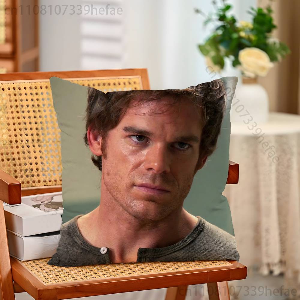Movie DDexter Morgan Throw Pillow Case For Decoration 30cm 50cm 55cm Square Home Pillowcase Case