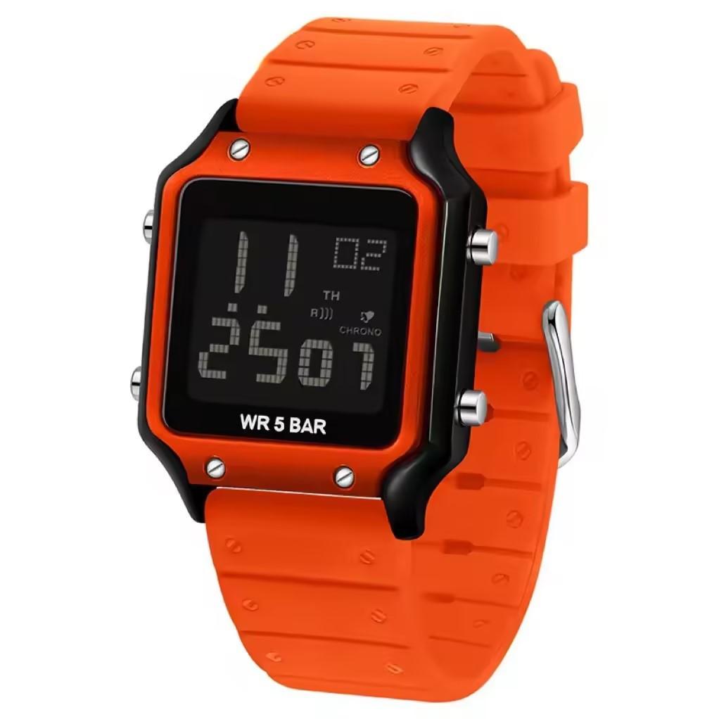 Watch Student Sports Waterproof Electronic Watch Multifunctional Chronograph Alarm Clock Electronic Watch