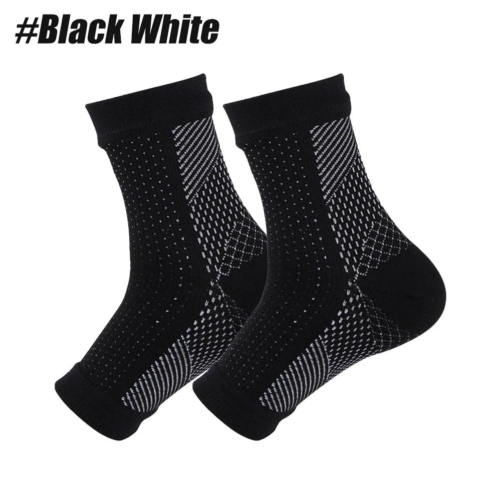 1Pair Nano Socks Neuropathy Socks Compression Sleeve For Ankle Swelling,Plantar Fasciitis,Neuropathy - Nano Brace For Women Men