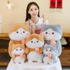 Toy Plush Cat Fish Hugging Doll Stuffed Animal Cartoon Kitty Home Gift Decor
