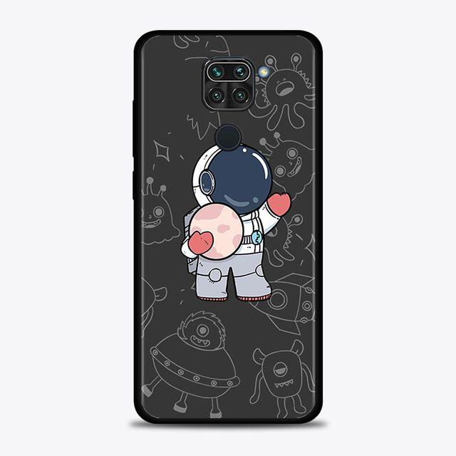 Nette Cartoon Astronaut Fall Für Xiaomi Redmi Hinweis 11 9 8 10 Pro 9s 8t 7 10pro Max coque Für Redmi 11 9 9c 9a 8 8a 7 7a Abdeckung