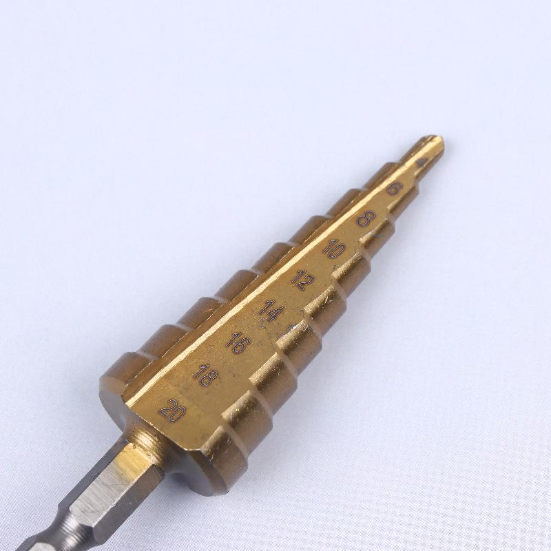 6 Pcs Titanium Drill Bits Set, 3-12Mm For Metal Wood, Hard Steel Twist Bits, Corrosion Resistant, Precision Hole Enlarging Tools
