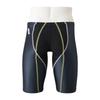 MIZUNO FX SONIC Prism Half Tights Size 90 x for Competitive Swimming and Size 140 Boys' N2MB1430, (Black Charcoal), Racing,