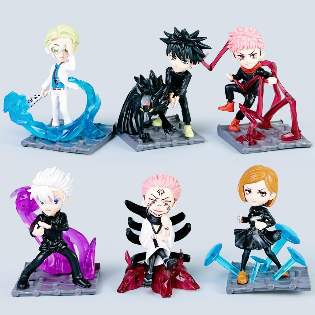 Jujutsu Kaisen Pvc Character Models With Battle Pose Effects For Anime Collectors And Decor