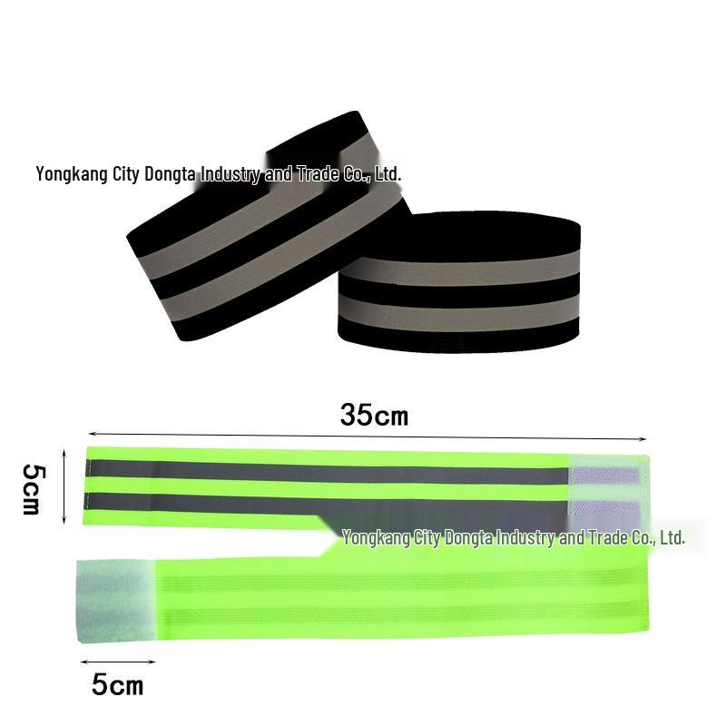 Reflective Running Armband & Wrist/Ankle Cycling Band - Elastic & Protective
